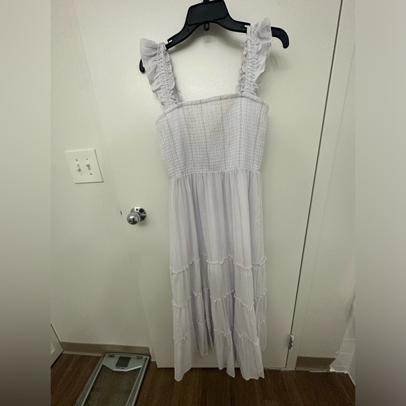 NWT White Summer Dress 👗 (stains) Size XL - Picture 2 of 9